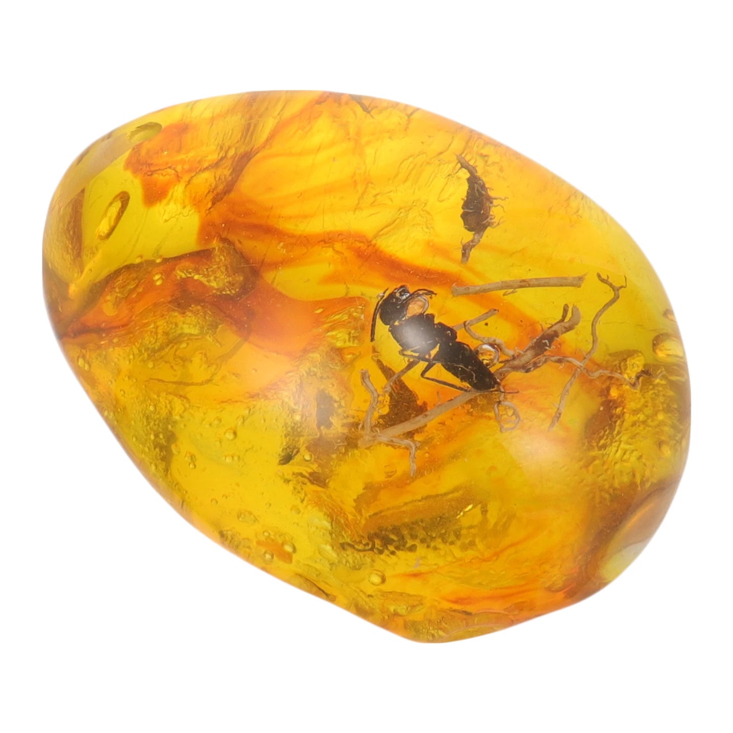Natural And Mineral Stones Home Decor Natural Insect Insects Amber Gemstone DIY Crafts Gift Artificial Amber Resin Specimen